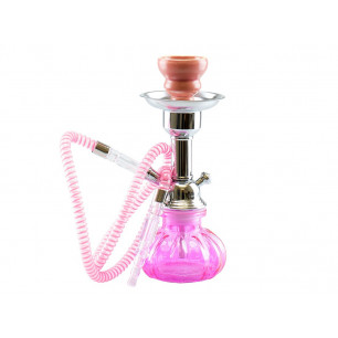 Narghilé 1 tubo Sisha Pumpkin colore rosa cm. 26