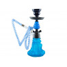 Narghilé 2 tubo Sisha Angular1 colore blu cm. 26