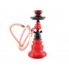 Narghilé 2 tubo Sisha Angular1 colore rosso cm. 26