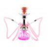 Narghilé 2 tubo Sisha Pumpkin colore rosa cm. 26