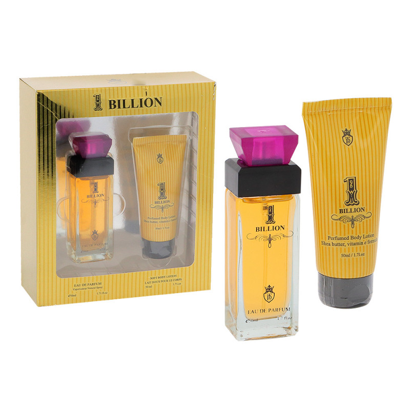 Set Gift da uomo 1Billion Profumo da 50 ml e Lozione per il corpo da 50 ml