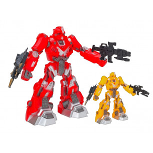 Robot spaziale con luci e suoni 2 ass.ti