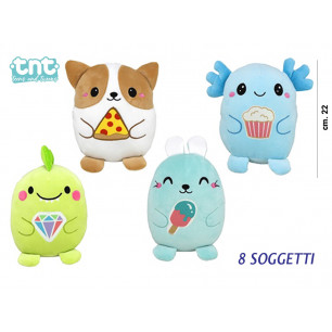 Peluche Yummy Friends cm. 22 in 8 ass.ti