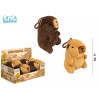 Peluche portachiavi Capybara cm. 11 display 12 pz in 2 ass.ti