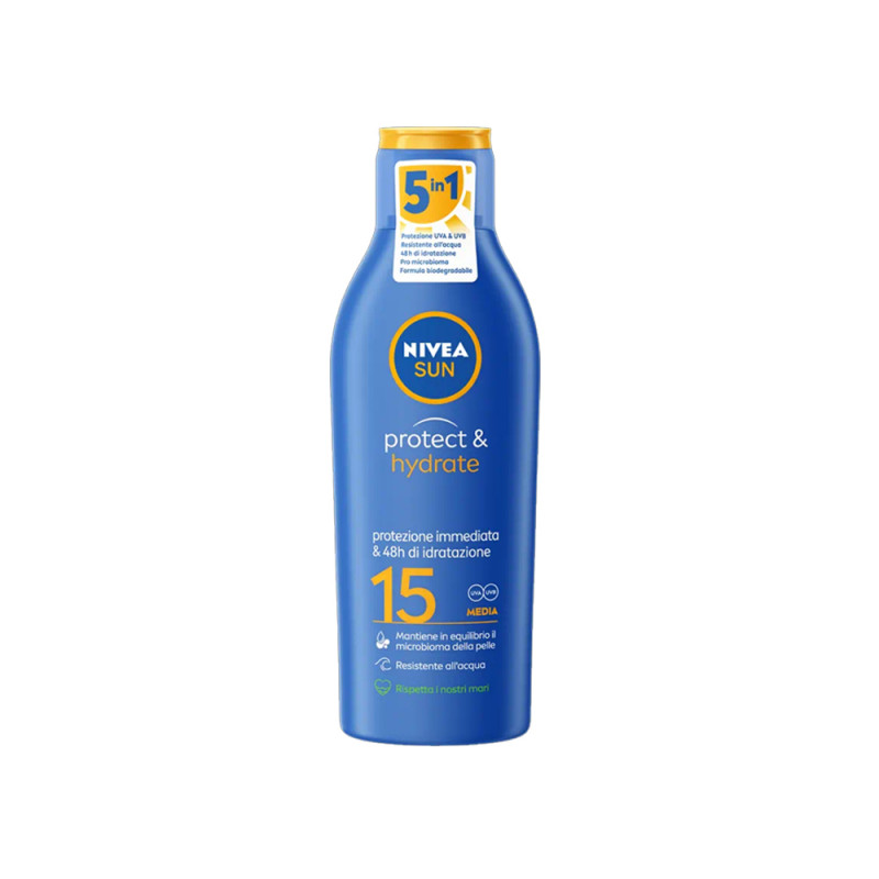 Latte solare Nivea idratante FP15 da 200 ml