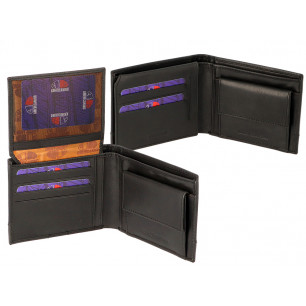 Parure Americanino con cintura e portafoglio colore nero GRANDE scatola in legno