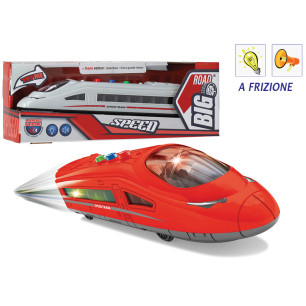 Treno a frizione con luci e suoni