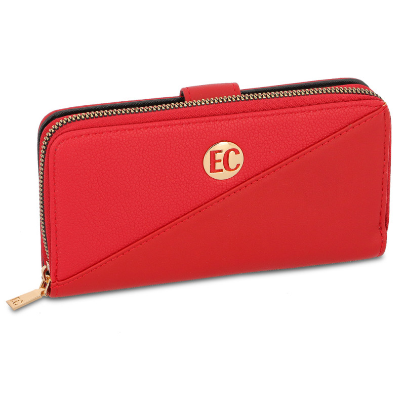 Portafoglio donna Enrico Coveri Seraphin grande rosso