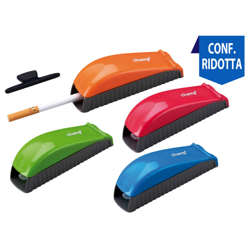 Macchinetta riempitubetti in plastica colorata cm. 8,4 espo 12 pz