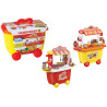 Banchetto street food giocattolo con accessori