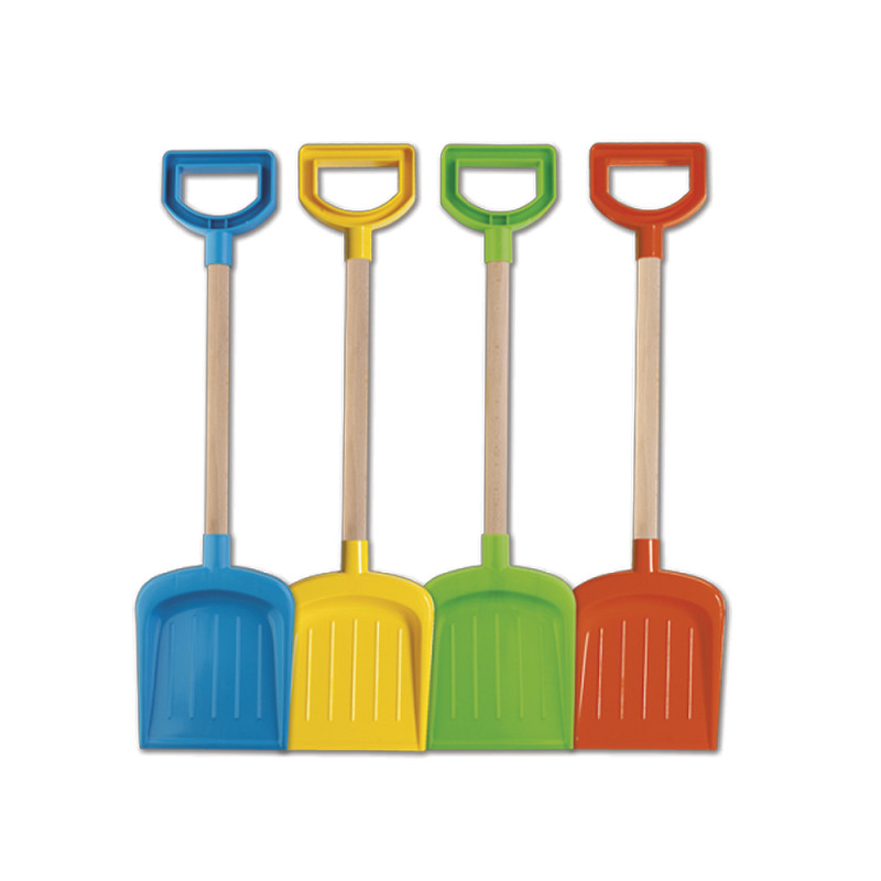 Pala cm. 52 con manico in legno in 4 colori