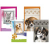 Biglietti Cani e Gatti senza testo con interno a colori