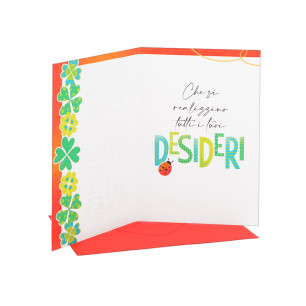 Biglietti Fortuna con oro e rilievo