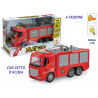 Camion antincendio con getto d'acqua a frizione con luci e suoni