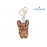Portachiavi da donna Navigare ciondolo Cane con strass