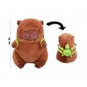 Peluche Capybara cm. 30 con zainetto
