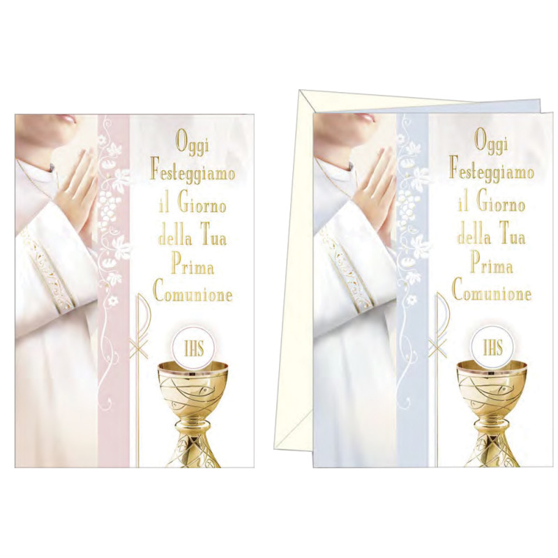Biglietti Comunione con immagine bambini