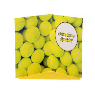 Biglietti Buon Compleanno soggetto tennis