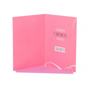 Biglietti Buon Compleanno beauty con glitter