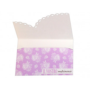 Biglietti Un pensiero per il vostro Matrimonio con portasoldi