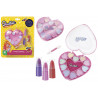 Trousse trucchi giocattolo Cuore con rossetti