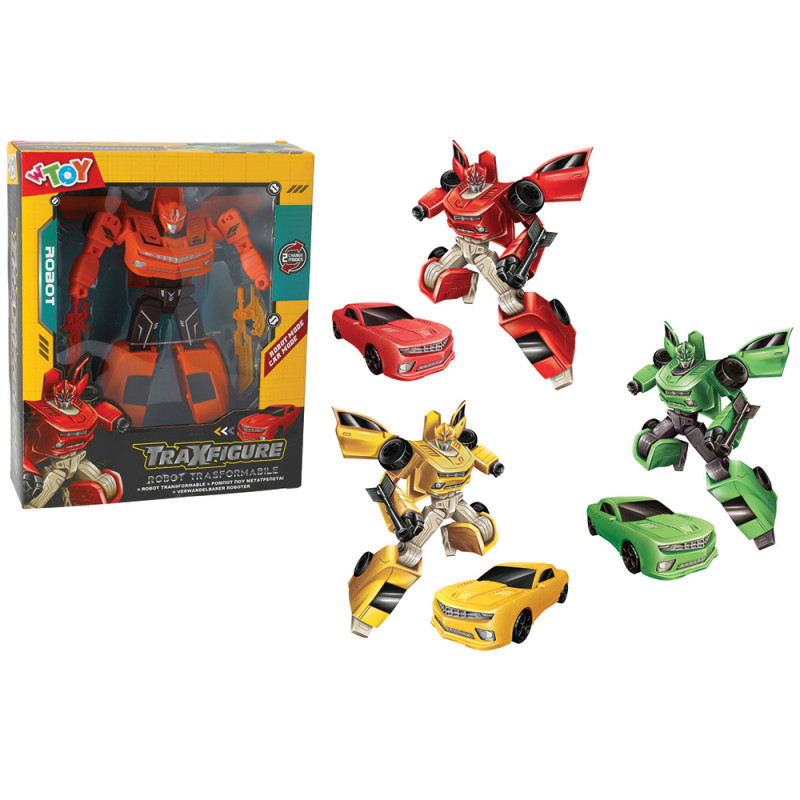 Robot trasformabile in auto 4 ass.ti