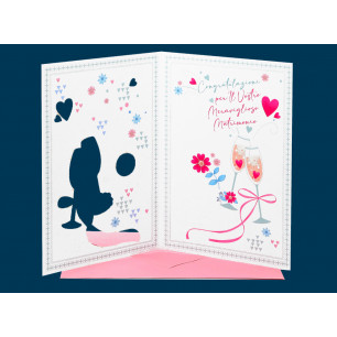 Biglietti Matrimonio con fustella taglio laser