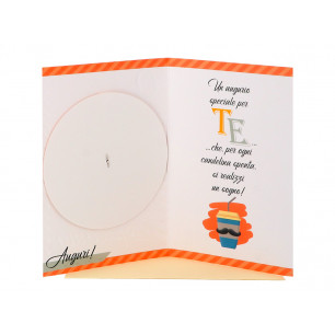 Biglietti Compleanno moustache con doppia rotella