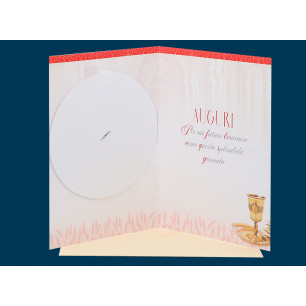 Biglietti Prima Comunione con doppia rotella