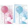 Biglietti Battesimo con palloncini