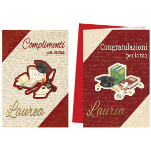 Biglietti Complimenti per la tua Laurea