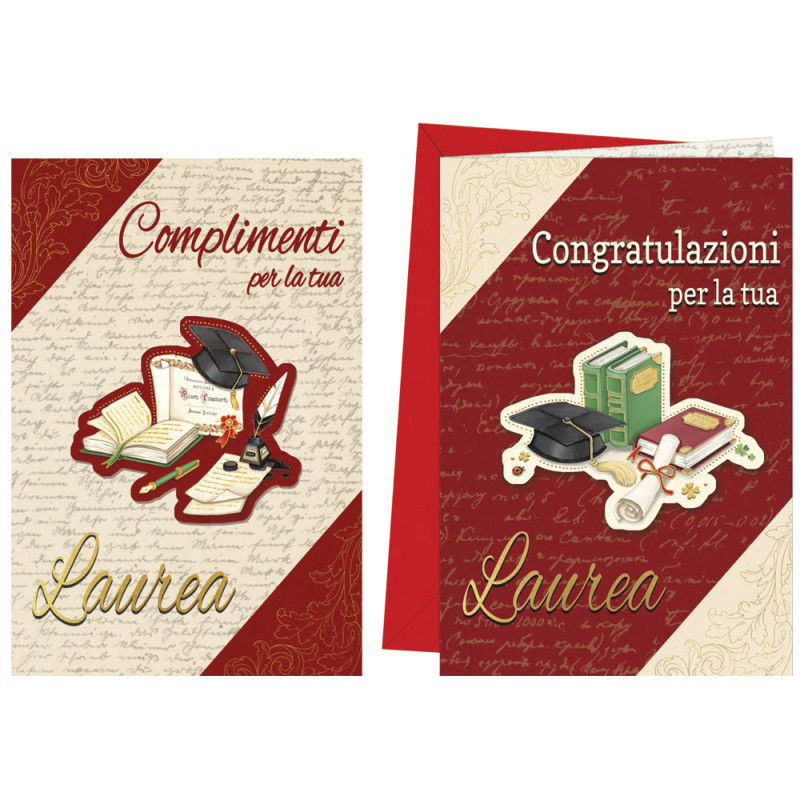 Biglietti Complimenti per la tua Laurea