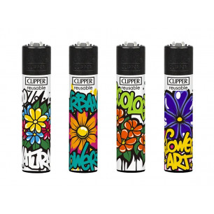 Accendini Clipper Large Urban Flowers