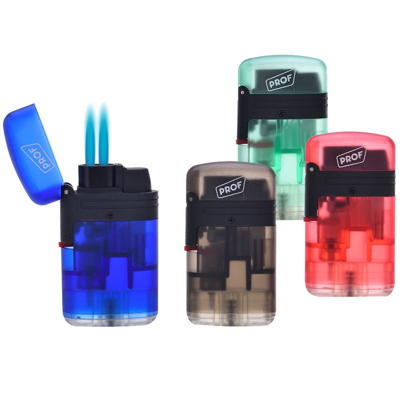 Accendino Prof jet flame translucent 20 pz x