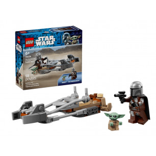 Lego Star Wars 75436 Speeder Bike del Mandaloriano e di Grogu