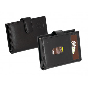 Porta tessere DNUP in pelle colori assortiti con scatola