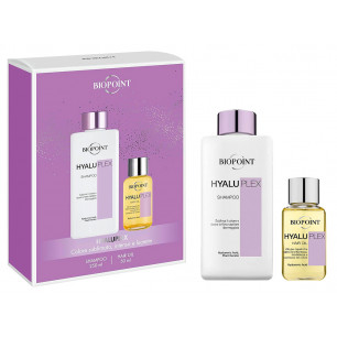 Set Regalo Biopoint Hyaluplex con 1 shampoo da 250 ml e 1 olio per capelli da 50 ml