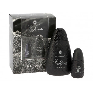 Set Regalo Pino Silvestre Black Musk con 1 doccia shampoo da 400 ml e 1 Eau de Toilette da 75 ml