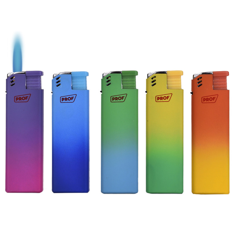 Accendino Prof Gradient Metal con fiamma turbo