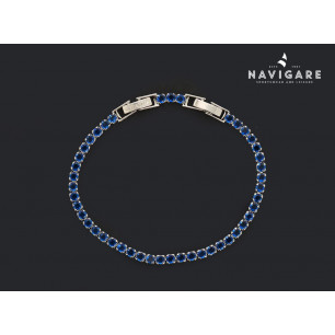 Bracciale Navigare donna Tennis con cristalli mod D