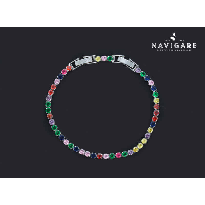 Bracciale Navigare donna Tennis con cristalli mod C