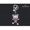 Portachiavi da donna Navigare ciondolo Orsetto con strass