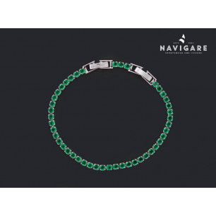 Bracciale Navigare donna Tennis con cristalli mod B