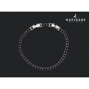 Bracciale Navigare donna Tennis con cristalli mod E