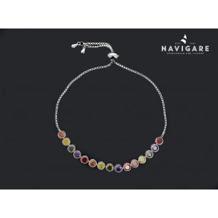 Bracciale Navigare donna Tennis con cristalli mod B