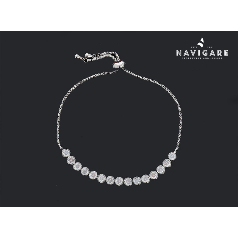 Bracciale Navigare donna Tennis con cristalli mod A