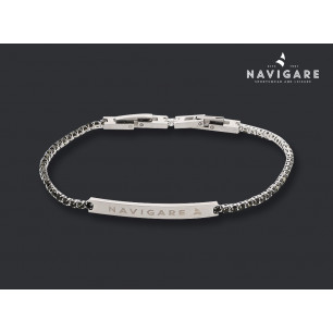 Bracciale Navigare donna Tennis con scritta mod D