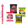 Espositore caramelle Big Frut,Dufour e Elah da 90 g assortite in 4 gusti
