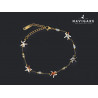 Bracciale Navigare donna catenella color oro e decori mod A