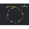 Bracciale Navigare donna catenella color oro e decori mod B